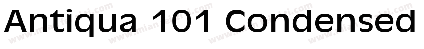 Antiqua 101 Condensed Normal字体转换